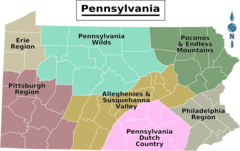 Pennsylvania Regions Map