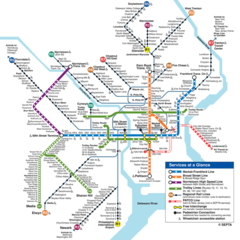 Philadelphia Subway Map (metro)