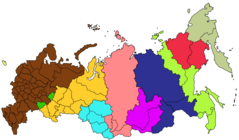 Russia Time Zone Map