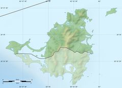 Saint Martin Collectivity Relief Location Map