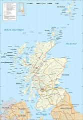 Scotland Map French