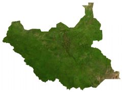 South Sudan Satalite Image