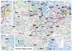 Southern Australia Transport Map