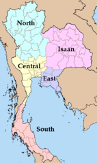 Thailand Regions