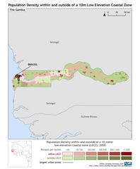 The Gambia Population Density