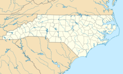 Usa North Carolina Location Map