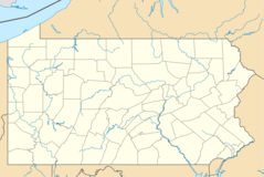 Usa Pennsylvania Location Map