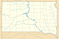 Usa South Dakota Location Map