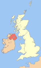 Uk Map Northern Ireland 1