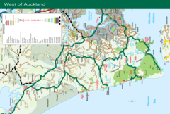 West of Auckland Map