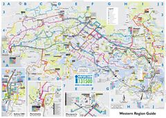 Western Australia Transport Map