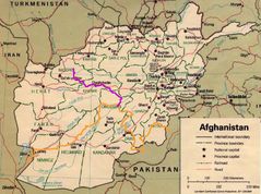 Afganistan Map