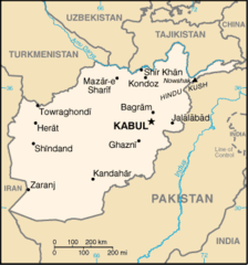 Afghanistan Map