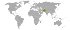 Afghanistan Pakistan Locator 1