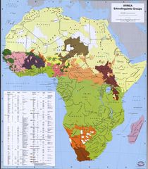 Africa Ethnic Groups 1996