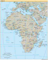 Africa Refeference Map