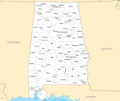 Alabama Cities And Towns