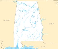 Alabama Rivers And Lakes