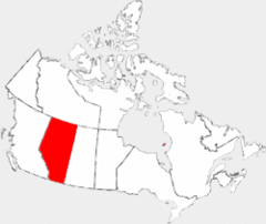 Alberta Mapa