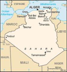 Algeria Map Fr