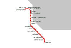 Algiers Metro Map