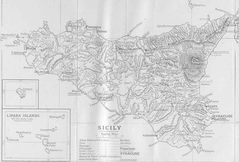 Ancient Map of Sicily