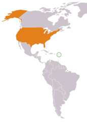 Antigua And Barbuda Usa Locator