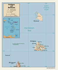 Antigua Barbuda Map