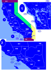 Area Codes Ca