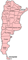 Argentina Provinces English