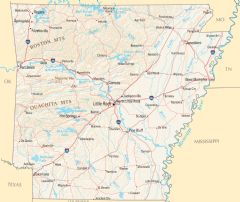 Arkansas Reference Map