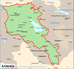 Armenia Map