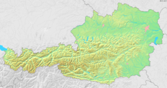 Austria Topographic Map