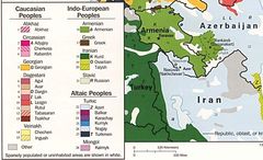 Azarbaijan Ethnic Map