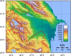 Azerbaijan Topography