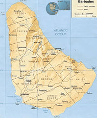 Barbados Map