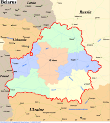 Belarus Political Map