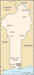 Benin Cia Wfb Map