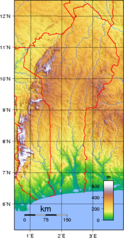 Benin Topography