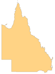 Blank Map of Queensland