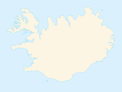 Blank Map of Iceland