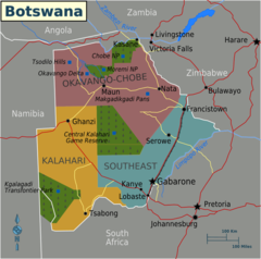 Botswana Map 1