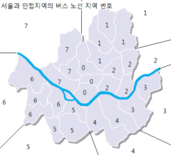 Bus Number Area of Seoul