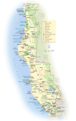 California Map North Coast