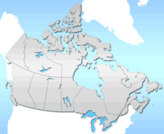 Canada Provinces Layout