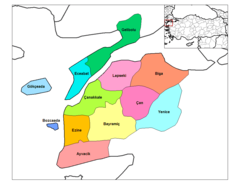 Canakkale Districts