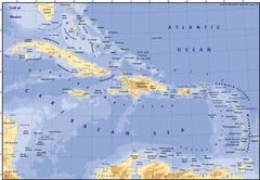 Caribbean Map