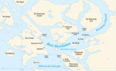 Carte Baie Desolation Fr