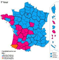 Carte Presidentielle 2007