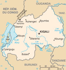 Carte Rwanda